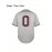 Men's Gray V-Neck Baseball Jersey - 