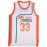 White FLINT TROPICS #33 Embroidery Design Men'S Basketball Jersey, Retro Breathable Round-neck Sleeveless Sports Training Uniform, Summer Party And Street