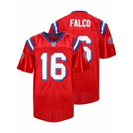 Stitched 16 Red Football Jersey With Loose Embroidery, Fashionable, Casual, And Street Breathable Football Jersey