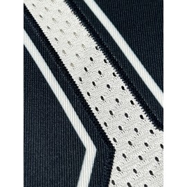 Men'S #12 Breathable Rugby Jersey - White & Navy Blue V-Neck, Short Sleeve with Classic Embroidery, Polyester Mesh Fabric for Training & Sports, Rugby Accessories