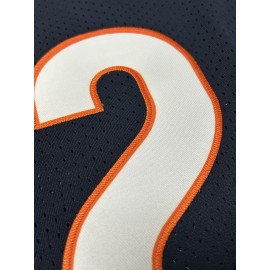 Men's Deep Blue #2 Breathable Rugby Jersey - V-Neck Short Sleeve Embroidered American Football Shirt, Loose Fit All-Season Training & Casual Wear, Machine Washable Sportswear for Men & Teens, Comfortable Athletic Wear