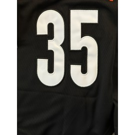 #35 Men'S Casual Embroidery Design Short Sleeve V-neck Loose Button Up Shirt, Men'S Baseball Jersey For Training And Games