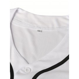 Men'S Baseball Sweatshirt # 30 White Sweatshirt Suitable For Team Sports S-XXXL