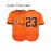 Men'S Baseball Shirt # 23 Orange Baseball Sweatshirt S-3XL