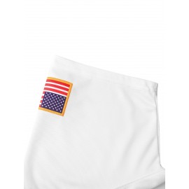 Baseball USA Blank White Embroidered Polyester Baseball Jersey, Suitable For Games And Training, Worn In Spring, Summer, And Autumn, Size S-3XL